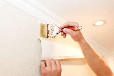 Pose de papier peint à Espezel — revêtements muraux et toiles de verre